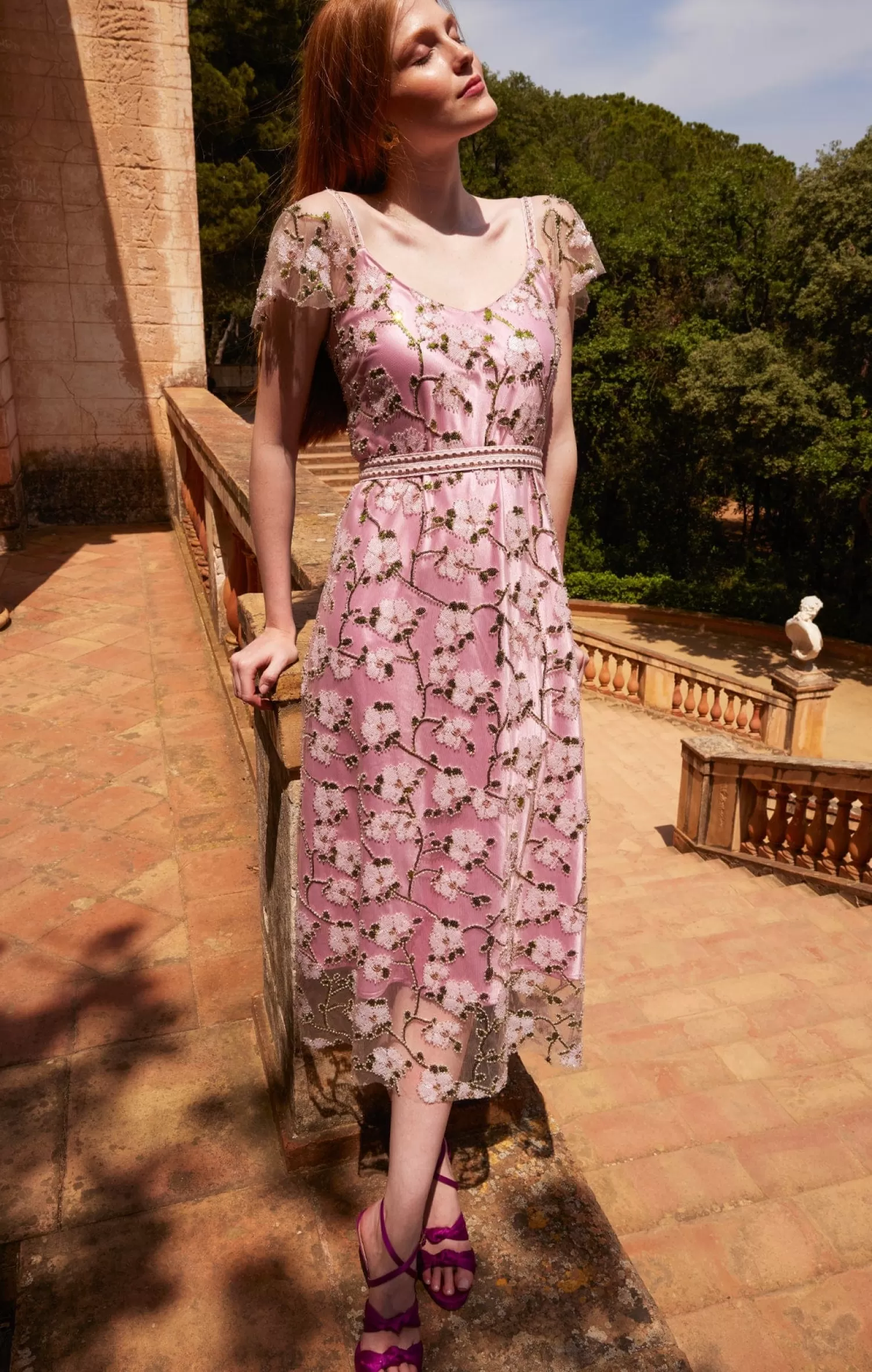 SACHA DRAKE ANNA'S HUMMINGBIRD DRESS