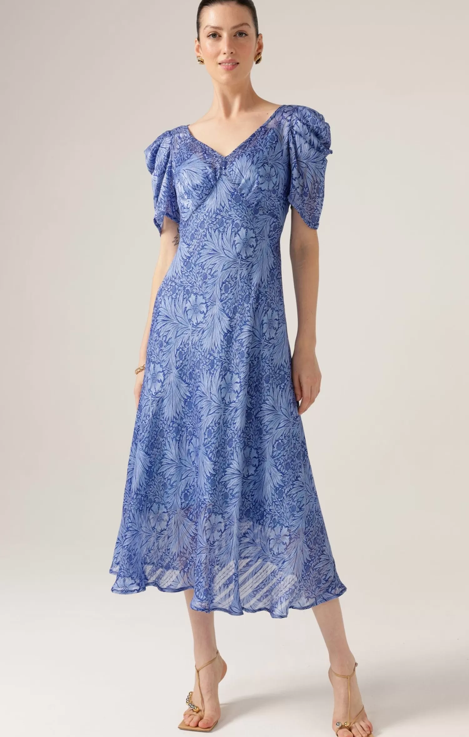 SACHA DRAKE BLUE JAY MIDI DRESS