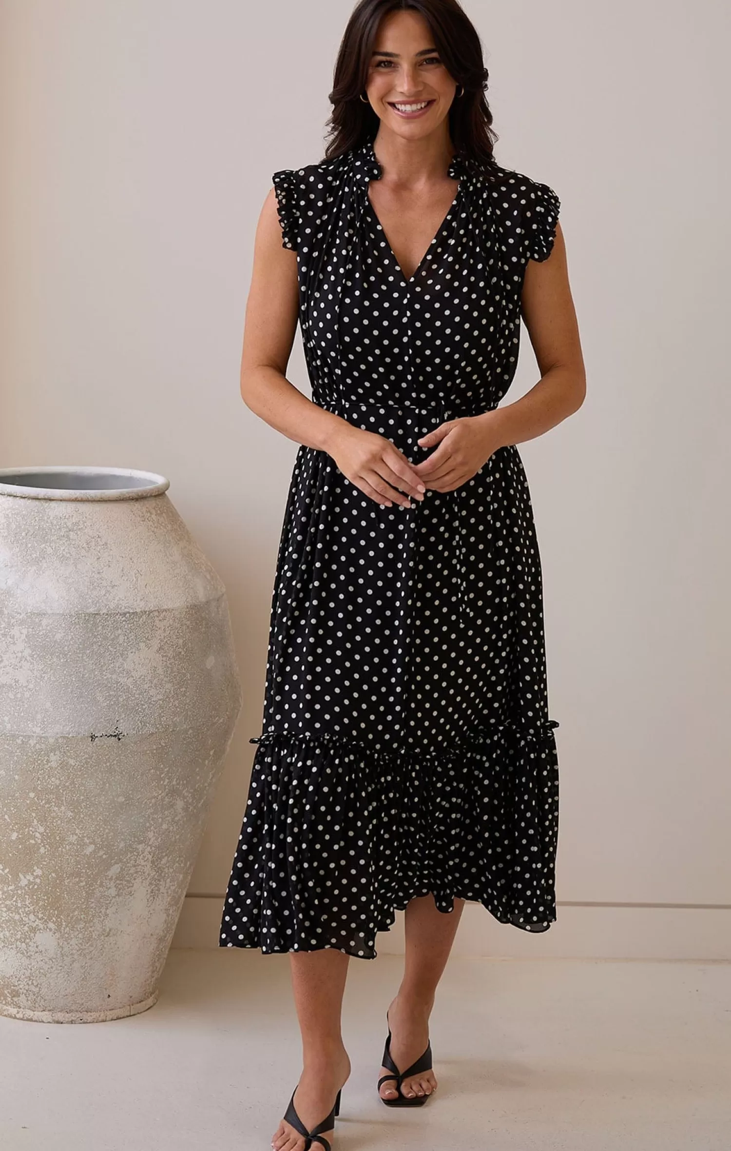 Brave and True BROADWAY DRESS IN POLKA DOT