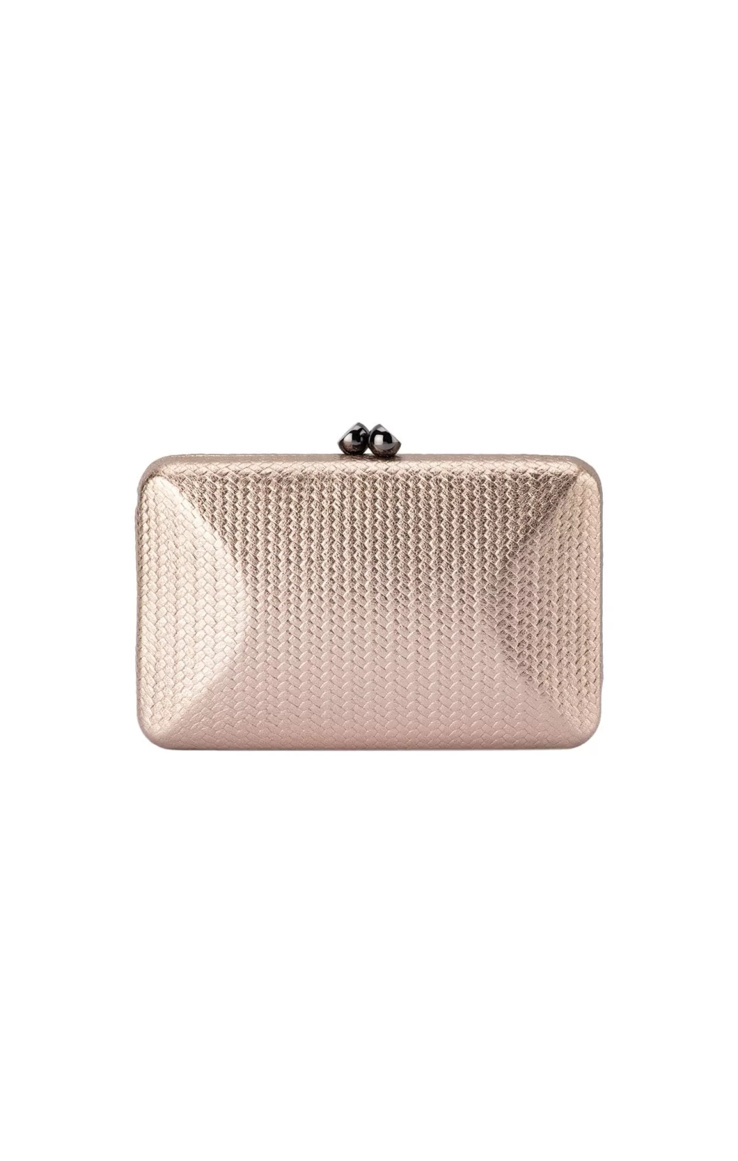 Olga Berg CHICA EMBOSSED CLUTCH IN