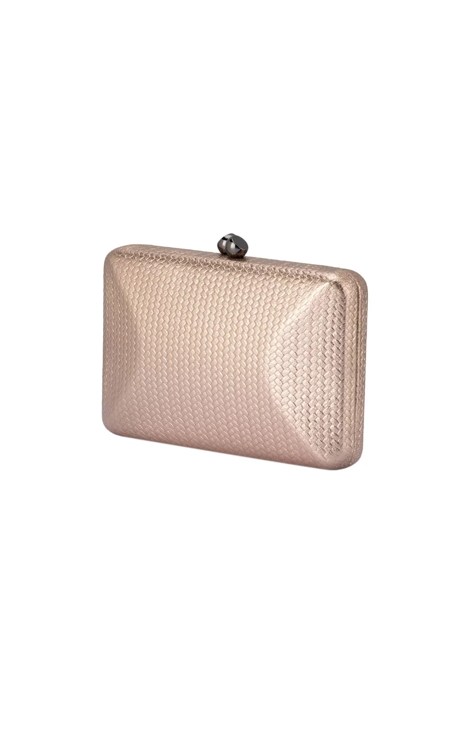 Olga Berg CHICA EMBOSSED CLUTCH IN