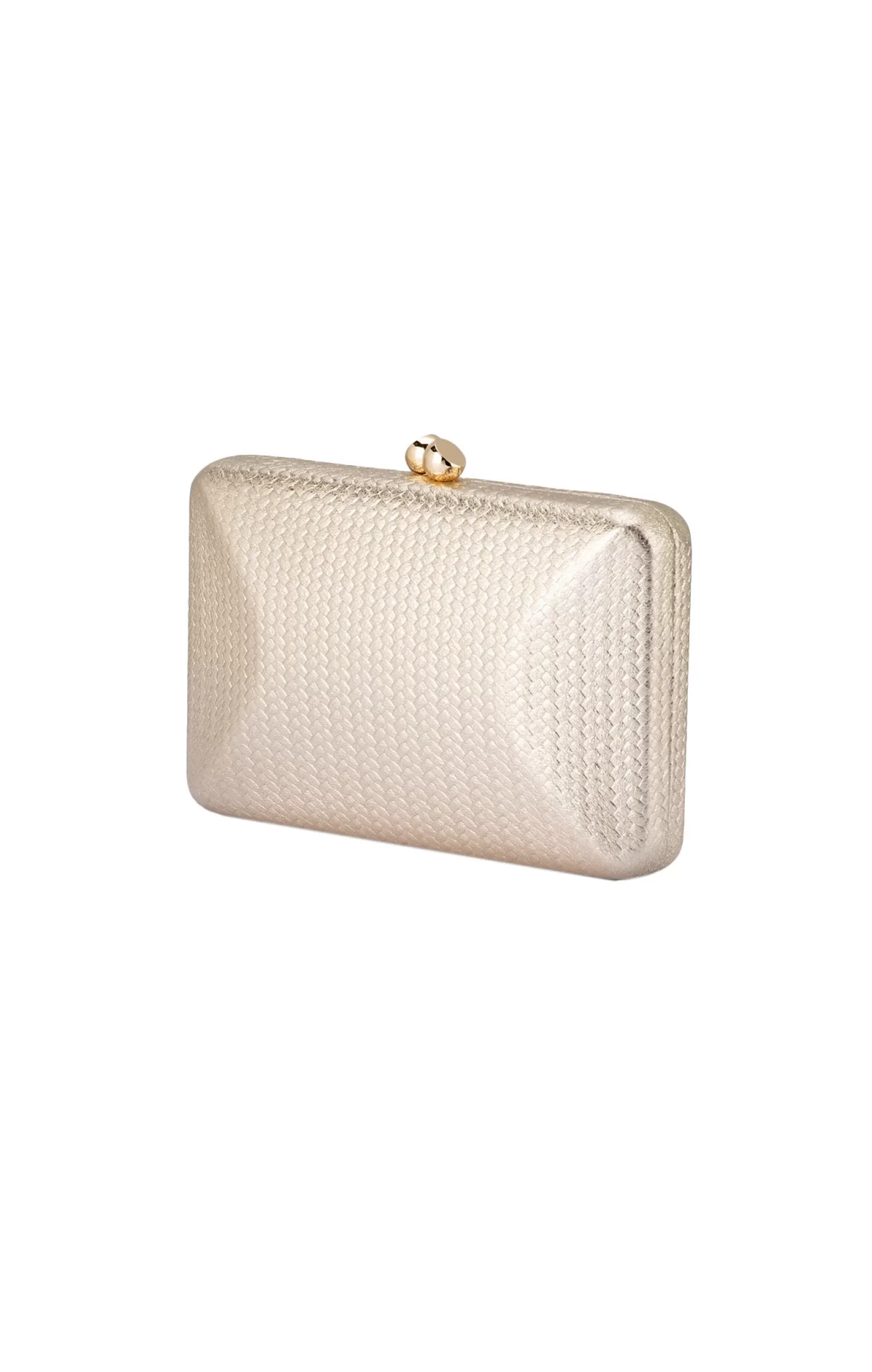 Olga Berg CHICA EMBOSSED CLUTCH IN