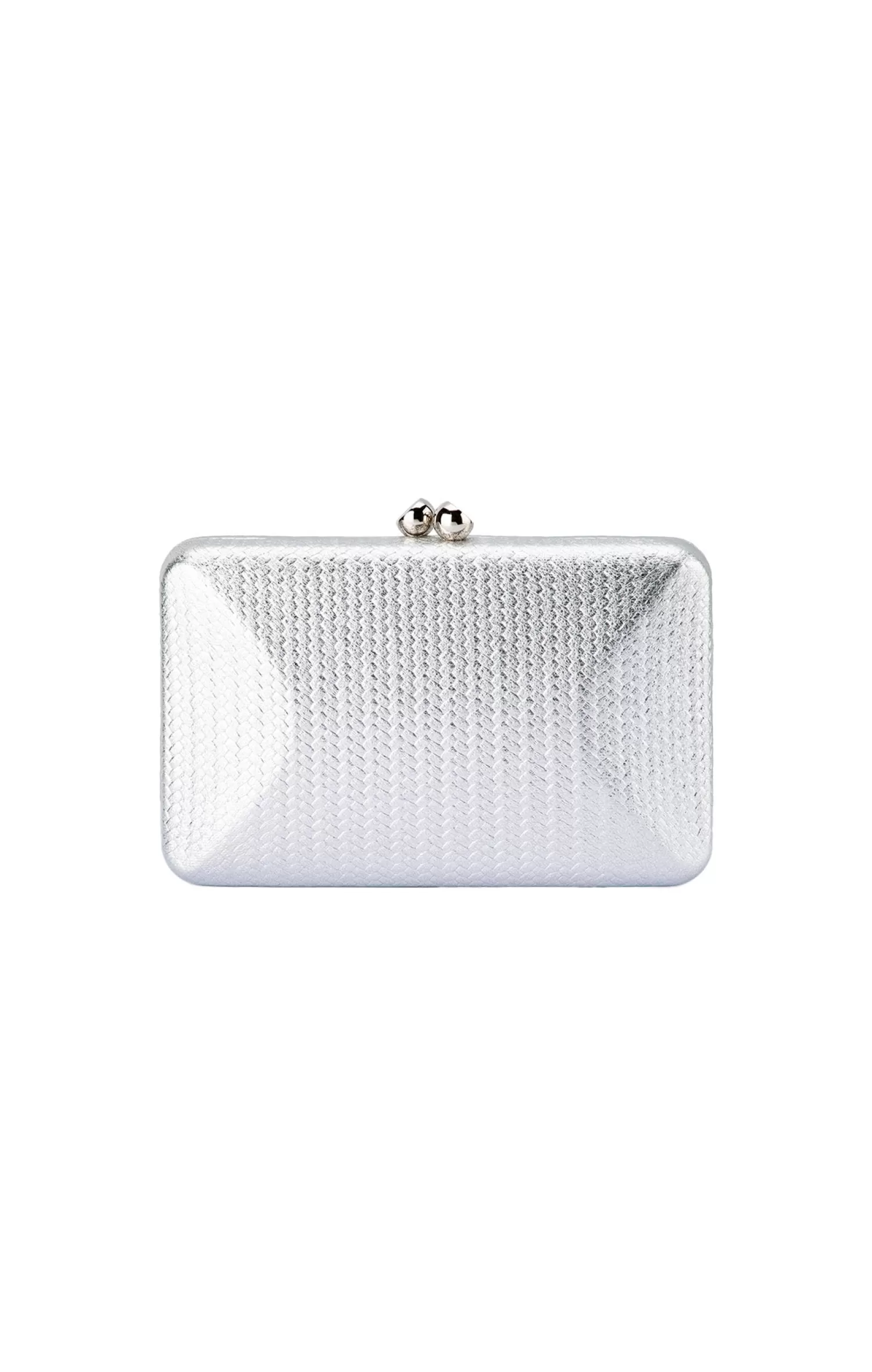 Olga Berg CHICA EMBOSSED CLUTCH IN