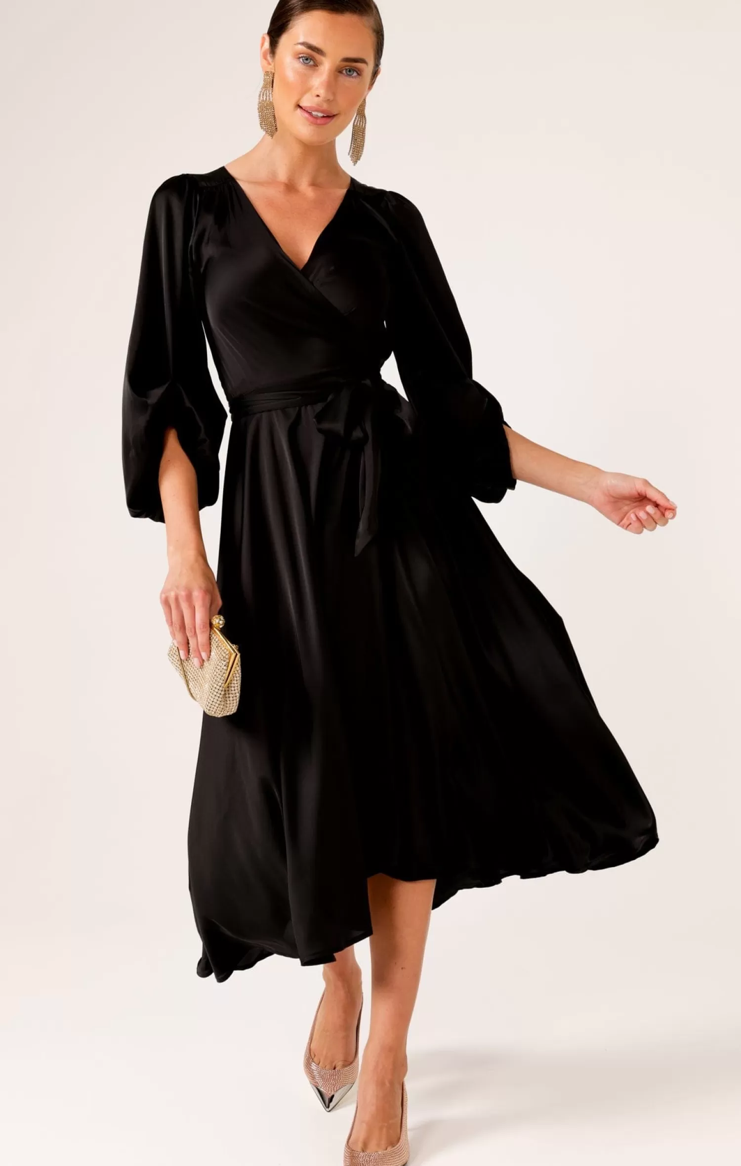 SACHA DRAKE DIMMI WRAP DRESS IN