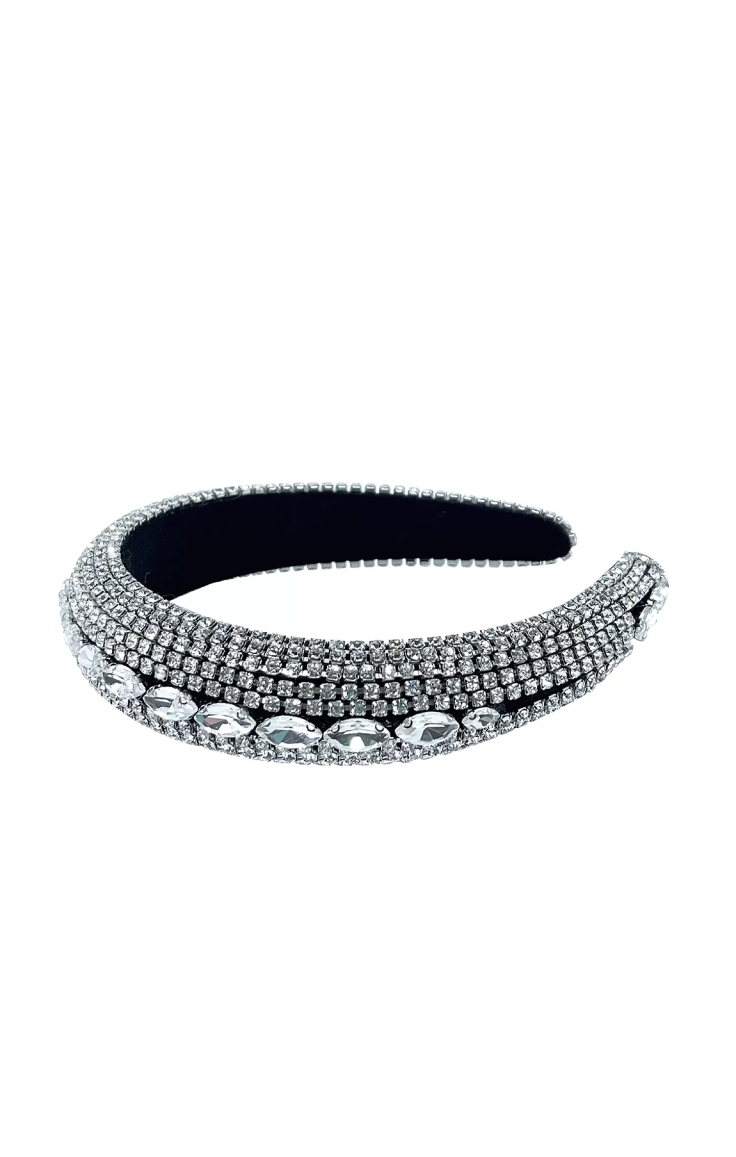 Adorne ELSA JEWELLED HEADBAND IN CRYSTAL