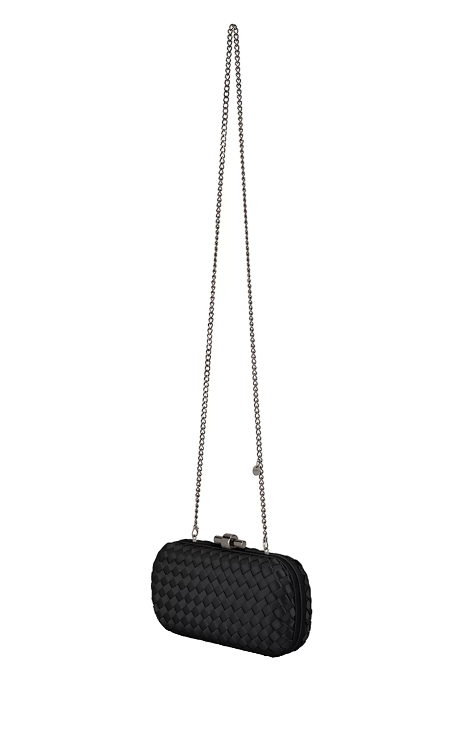 Olga Berg EVELYN WOVEN CLUTCH IN