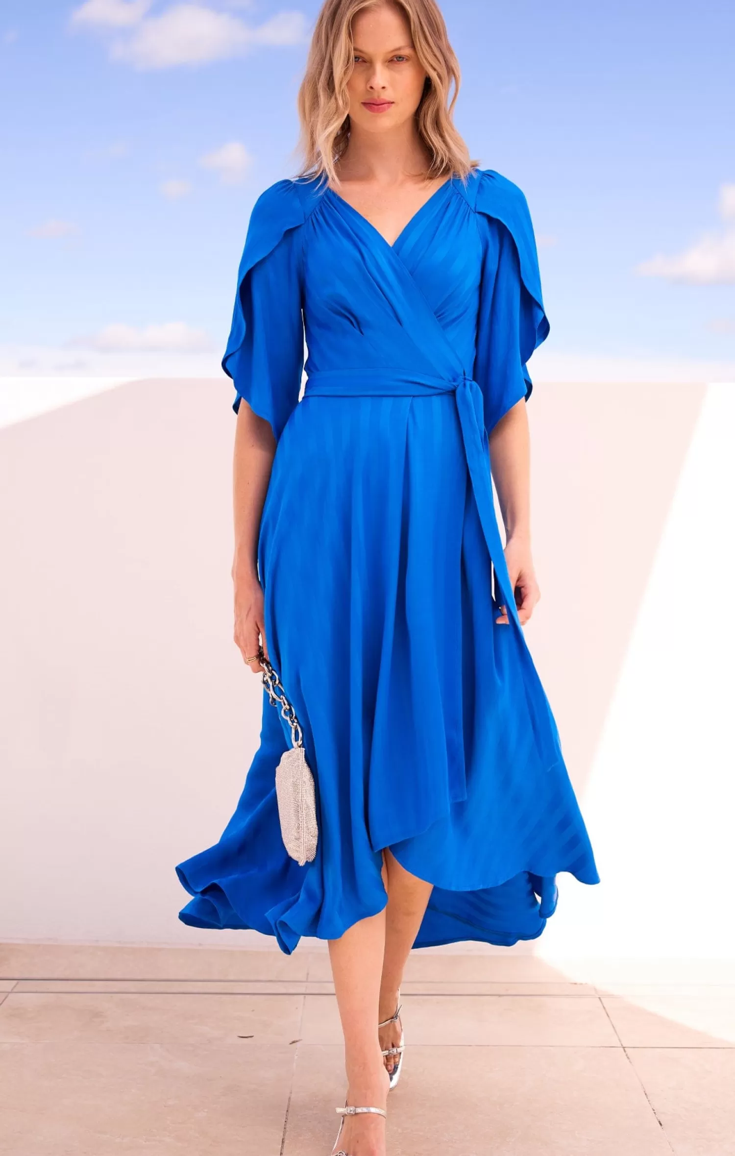 SACHA DRAKE HANWORTH HOUSE WRAP DRESS IN