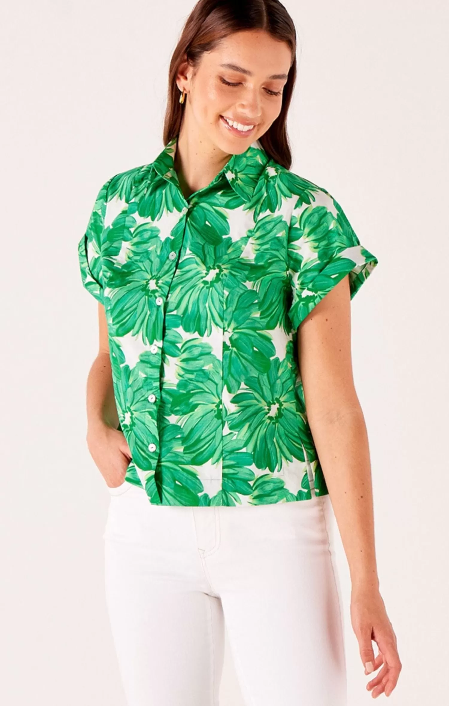 SACHA DRAKE JADE FLEURETTE SHIRT