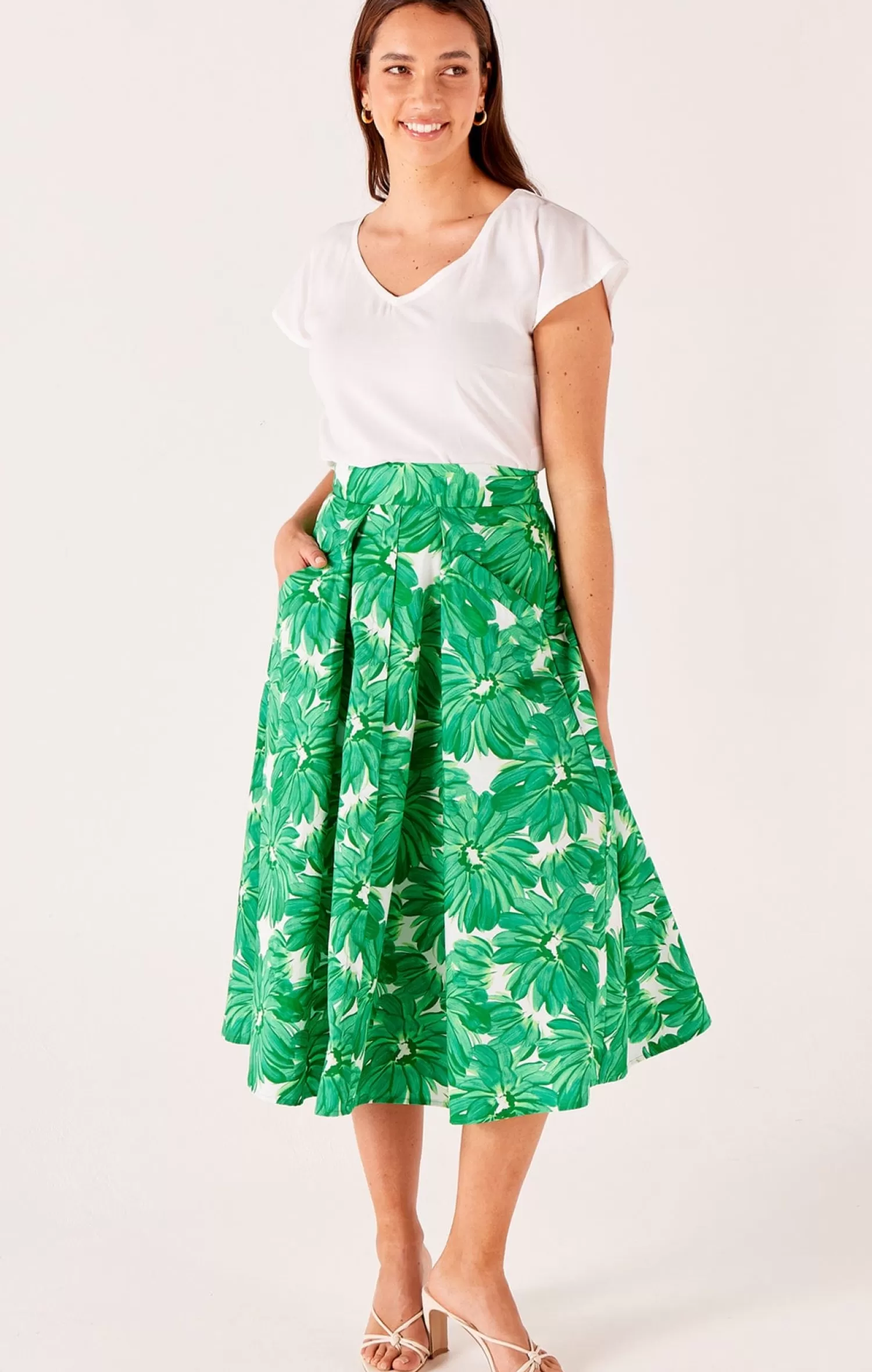 SACHA DRAKE JADE FLEURETTE SKIRT