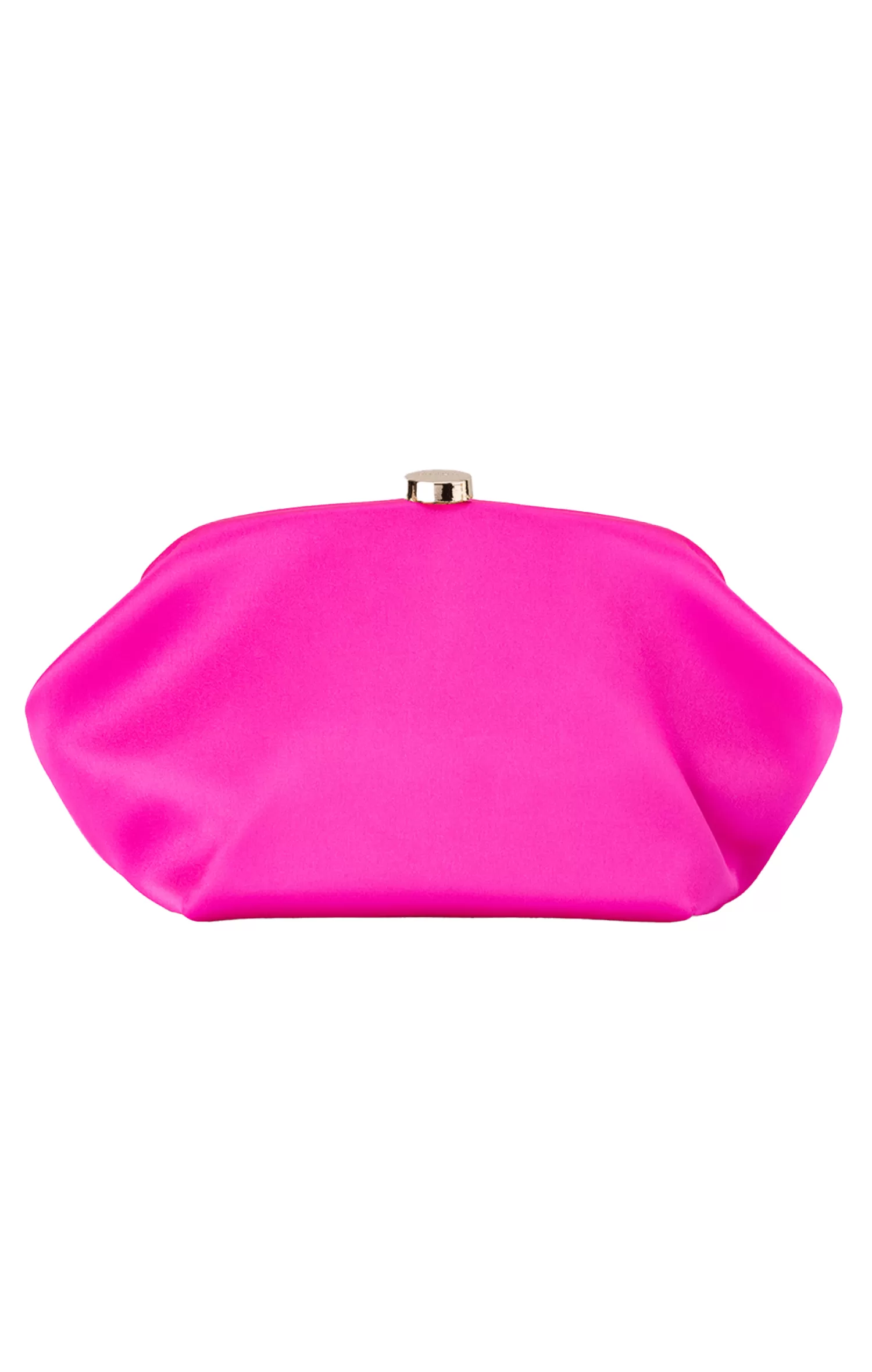 Olga Berg KARINA SATIN CLUTCH IN