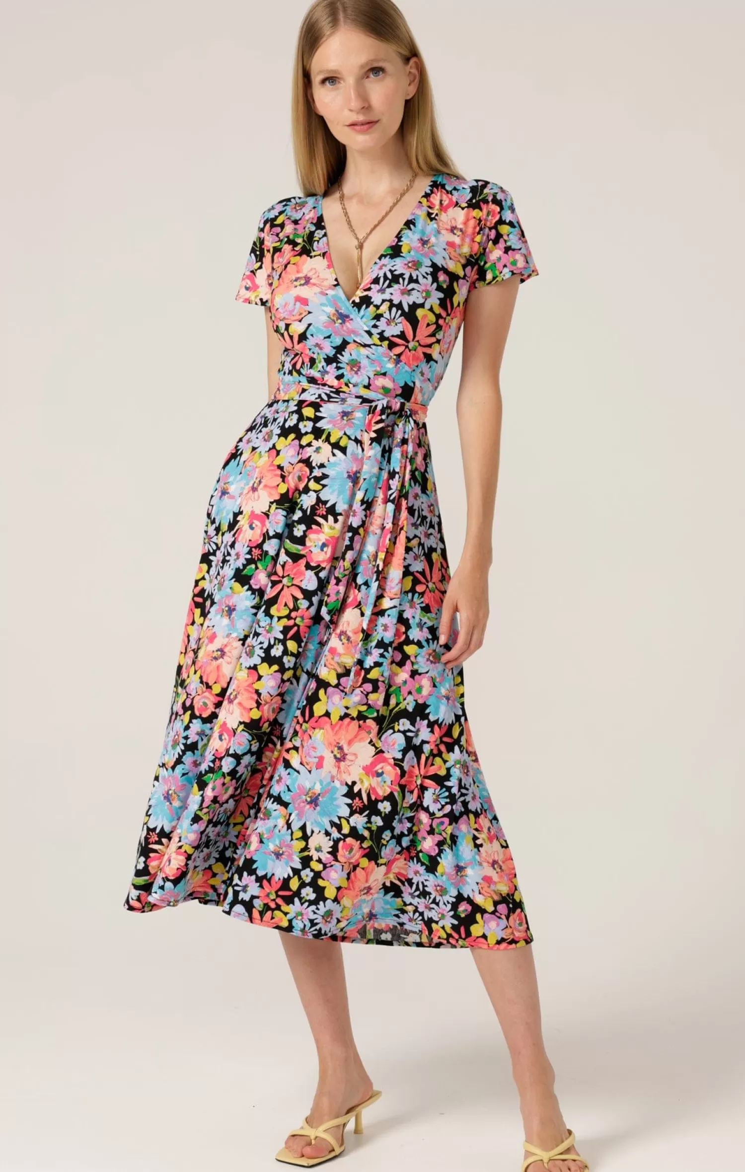 SACHA DRAKE LORIKEET WRAP DRESS