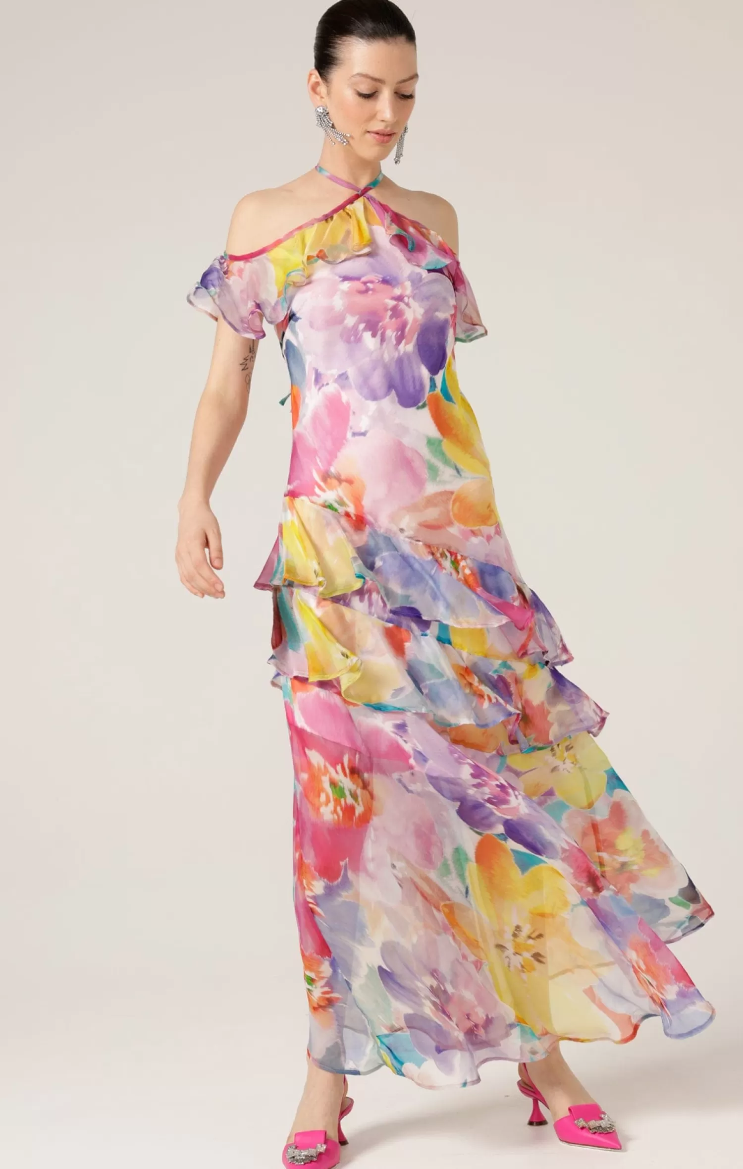 SACHA DRAKE PARADISE TANAGER DRESS