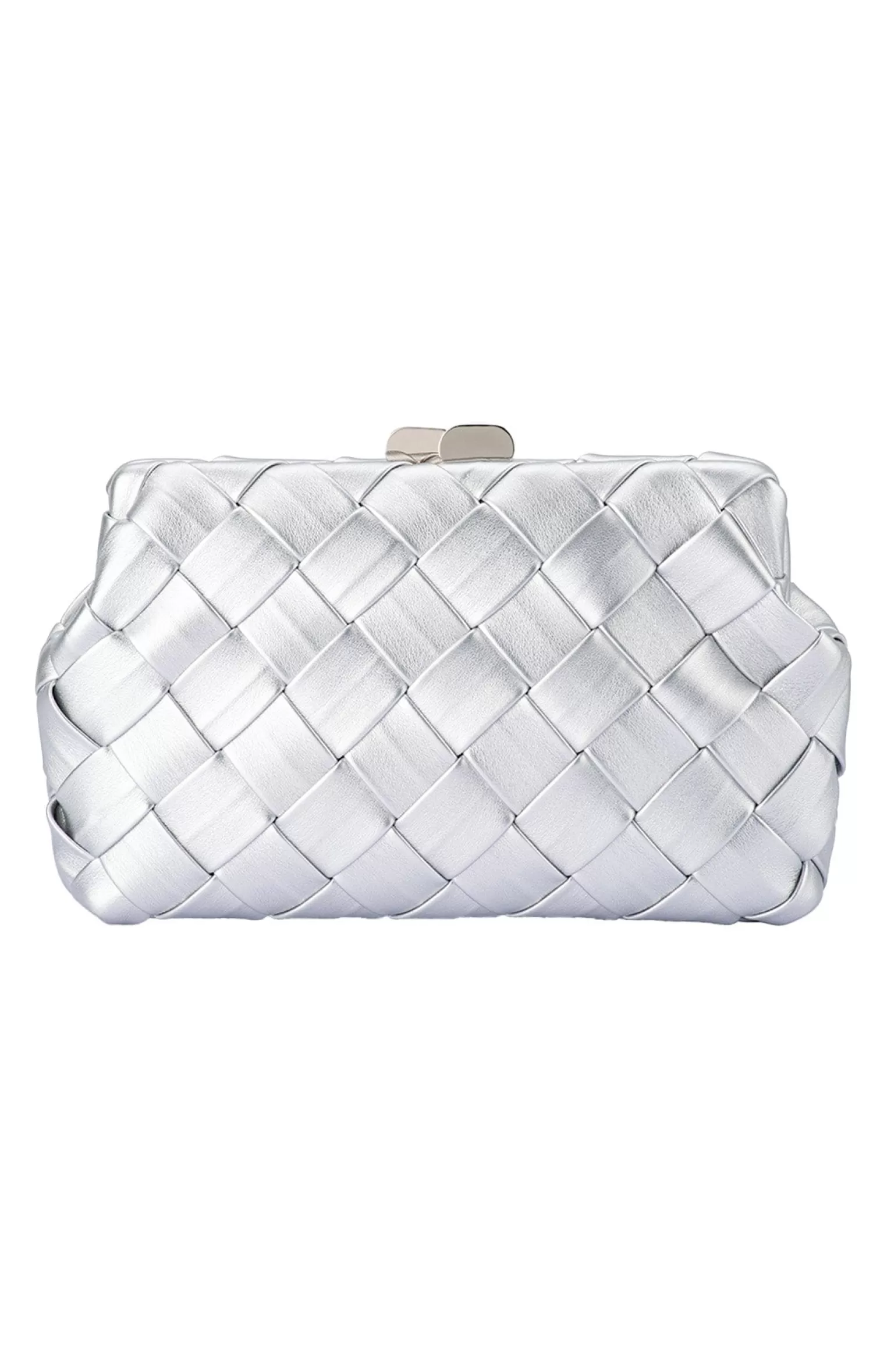 Olga Berg QUINN WOVEN CLUTCH IN