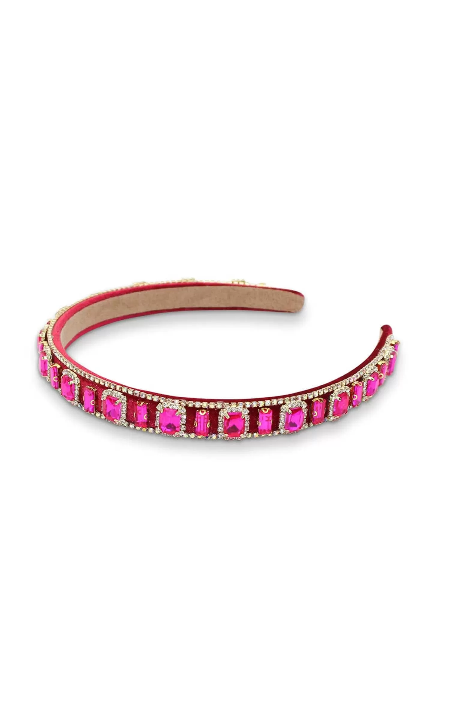 Morgan & Taylor SABINE HEADBAND IN HOT PINK