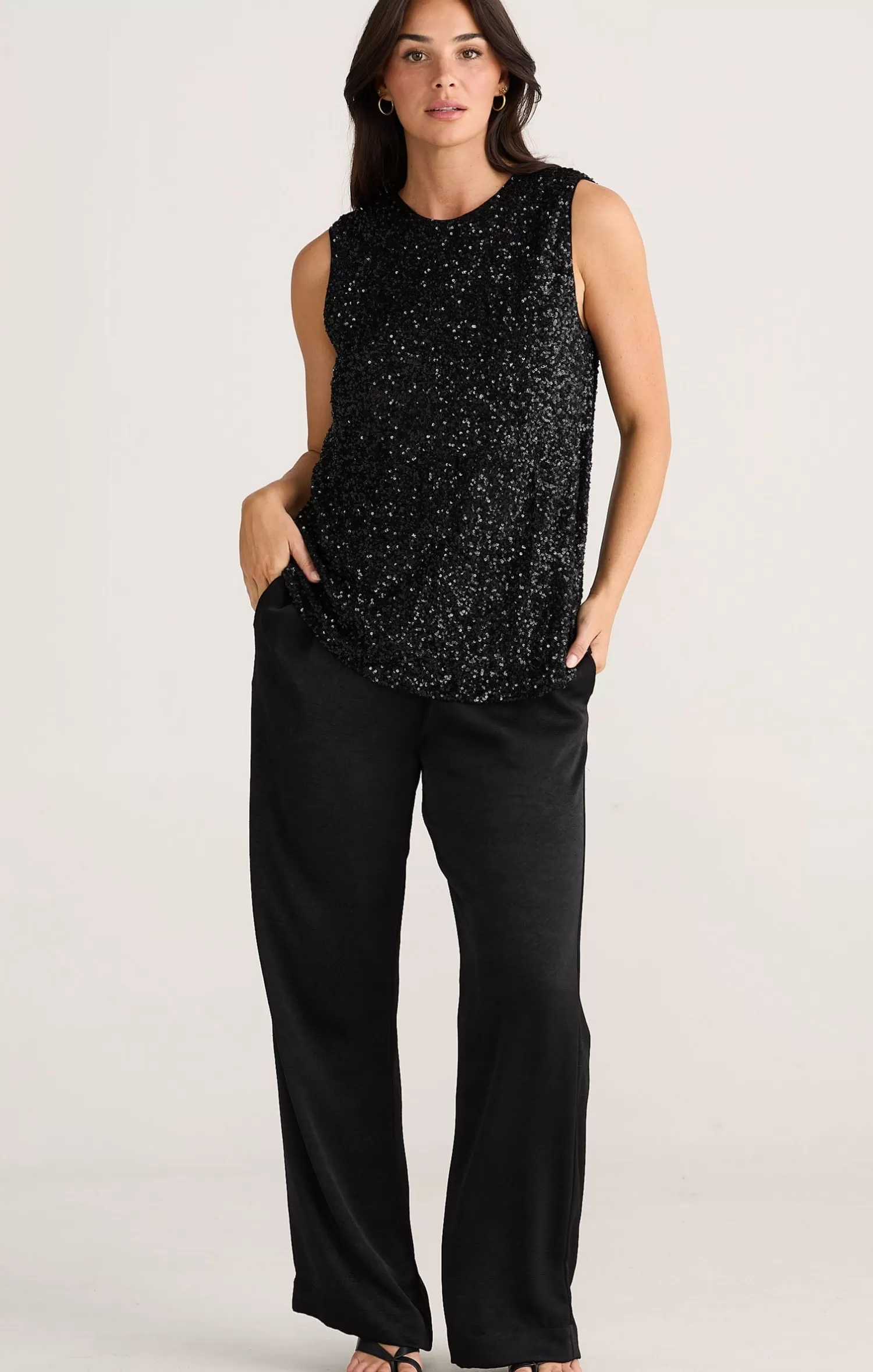 Brave and True SHOW STOPPER TOP IN SEQUIN