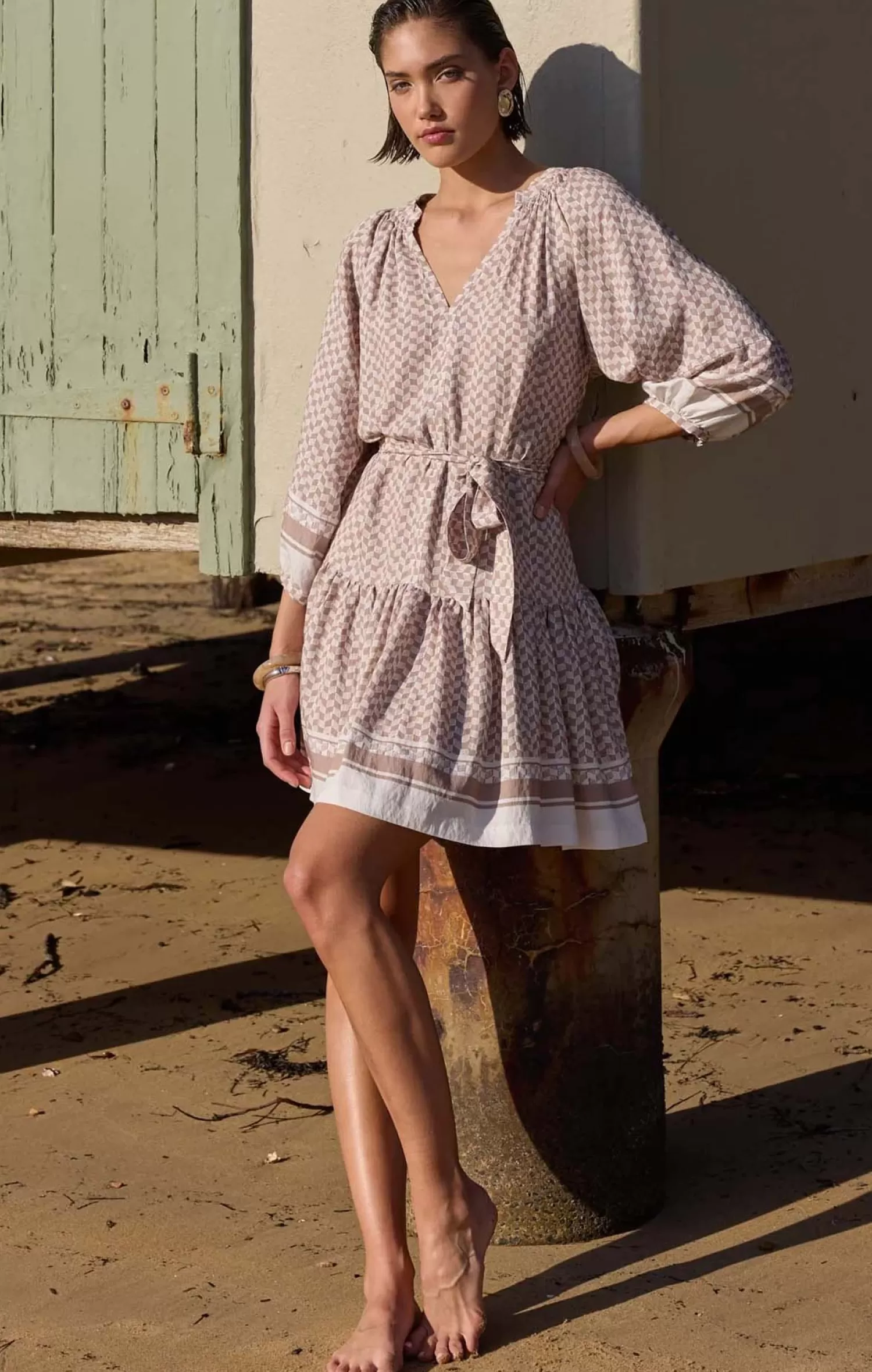 Staple The Label SOLEIL SMOCK DRESS IN