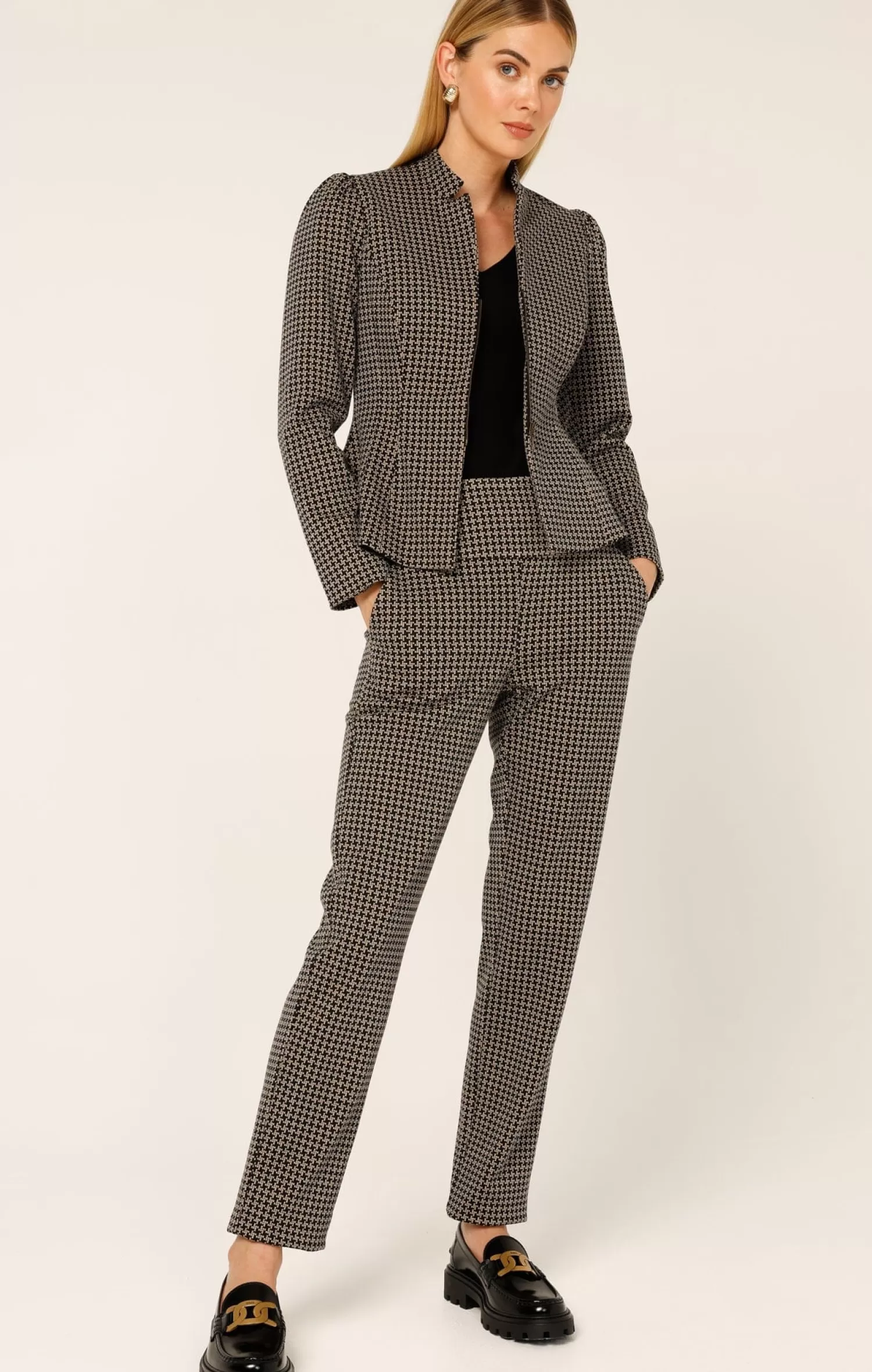 SACHA DRAKE STAR CHECK JACKET