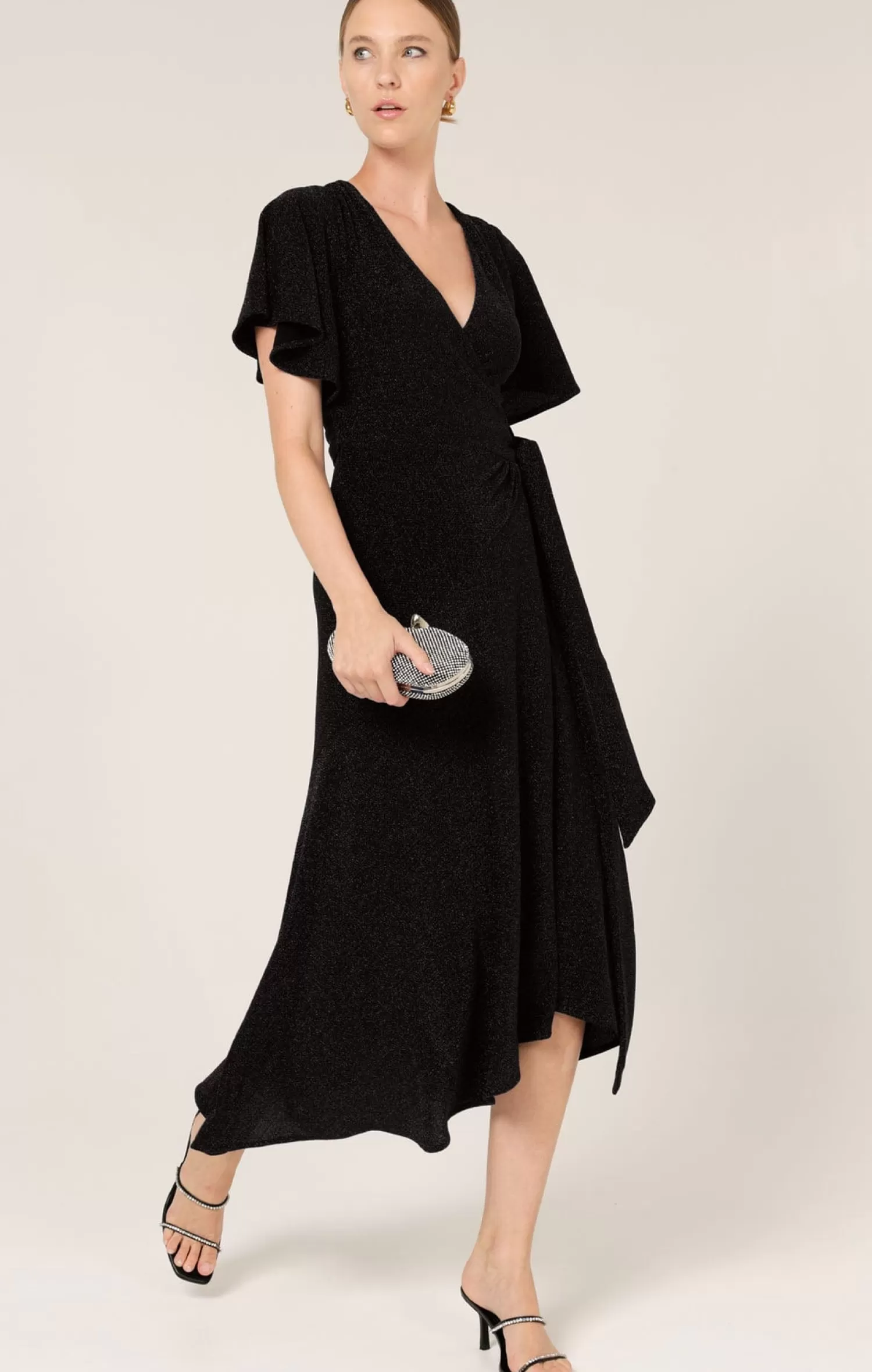 SACHA DRAKE STARGAZE WRAP DRESS IN