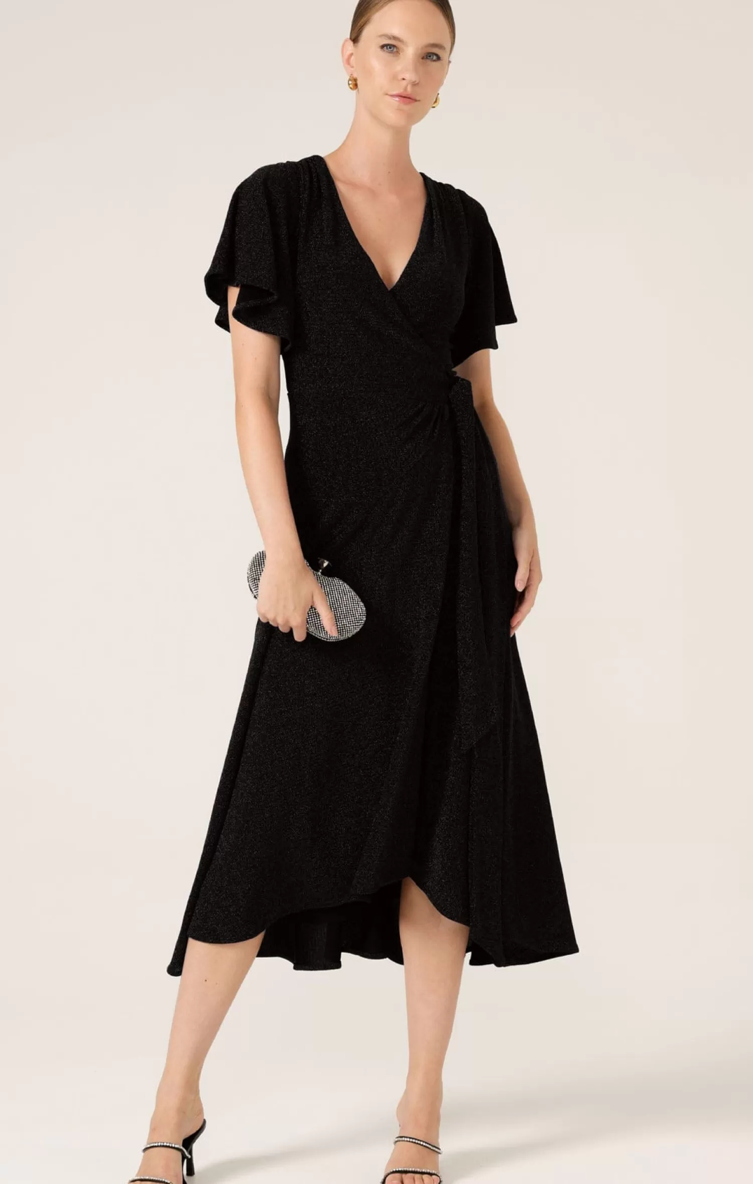 SACHA DRAKE STARGAZE WRAP DRESS IN