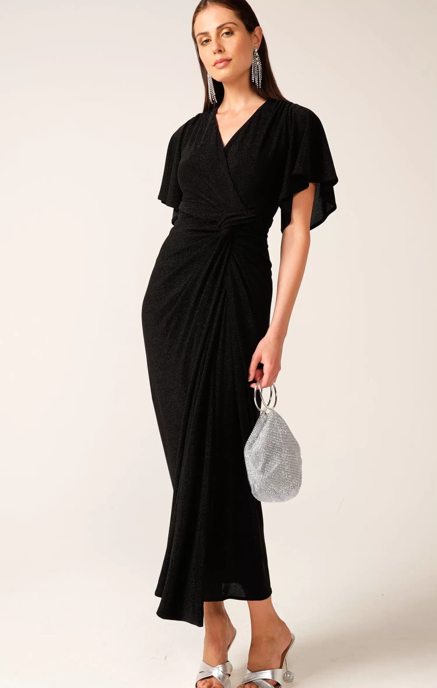 SACHA DRAKE THE EMPORIUM MAXI DRESS IN BLACK