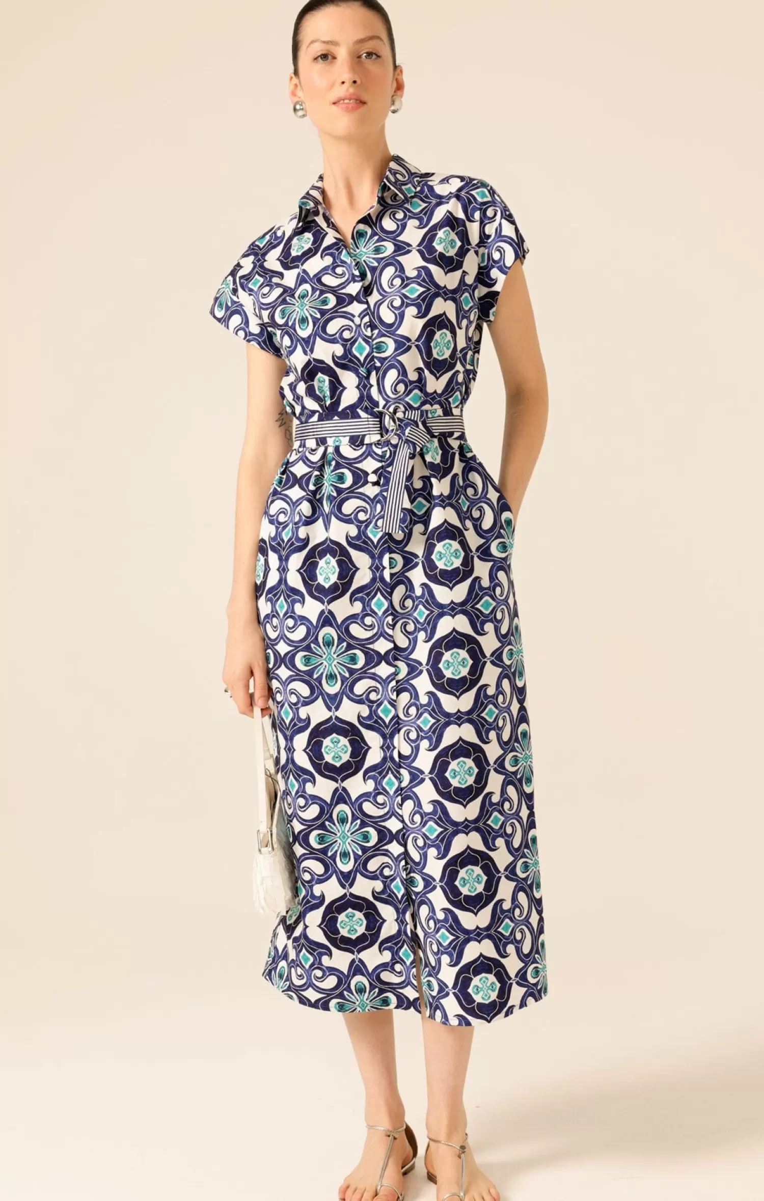 SACHA DRAKE TREE SWALLOW SHIRTMAKER DRESS